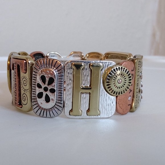 Love Forever Mother Metal Stretch Bracelet - Picture 4 of 14